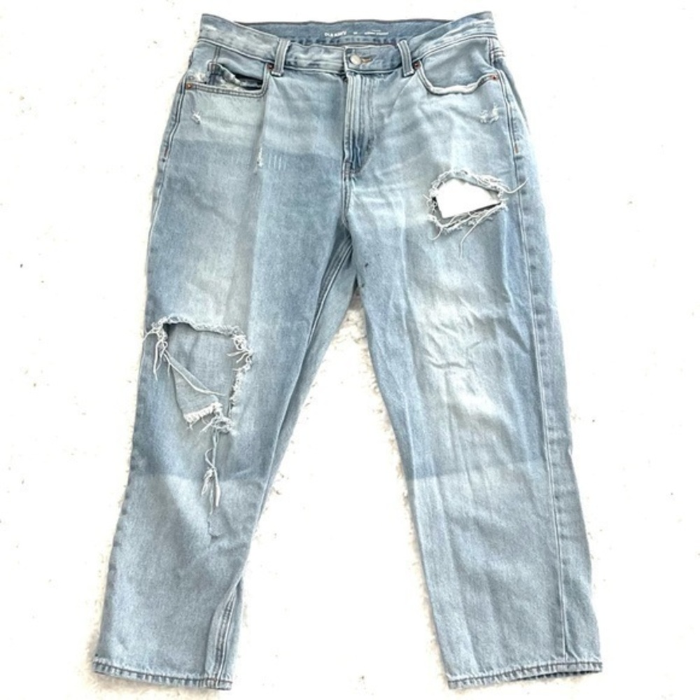 Classic Denim! Slouchy Straight High Rise!